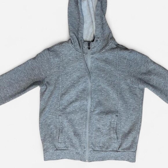 FIGS Heather Grey Full Zip Hoodie (Size M, Unisex) - Picture 3 of 5